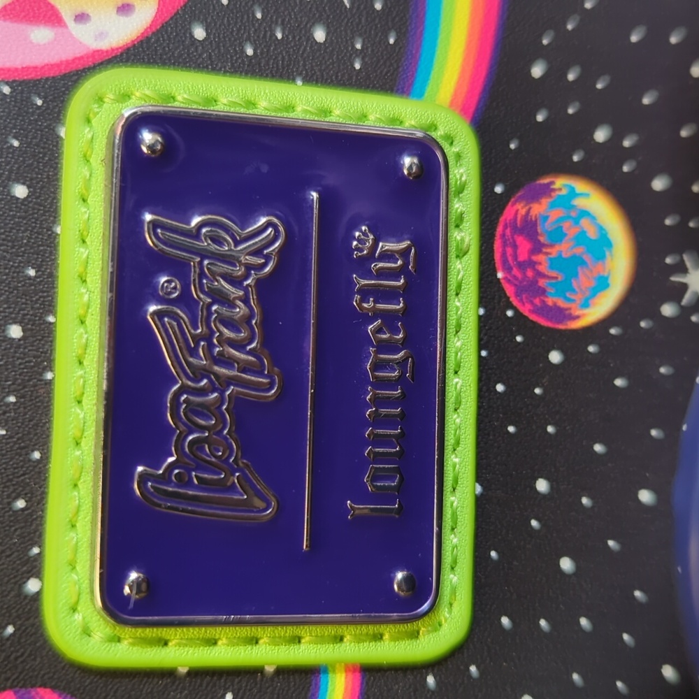 Lisa Frank Alien Loungefly Bag Zoomer And Zorbit - Picture 2 of 11
